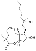 CAS 登录号：62443-67-8， (5Z,13E,15S)-2,2-二氟-9alpha,11alpha,15-三羟基-15-甲基前列腺-5,13-二烯-1-酸 1,9-内酯