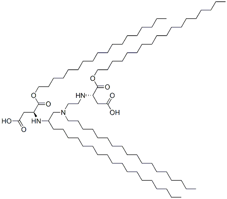 CAS 登录号：62477-04-7， (3S)-3-[2-[2-[[(2S)-4-羟基-1-十八烷氧基-1,4-二氧代丁烷-2-基]氨基]二十烷基-十八烷基氨基]乙基氨基]-4-十八烷氧基-4-氧代丁酸