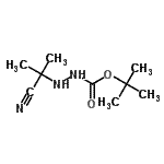 CAS#: 625088-17-7， 2-Methyl-2-propanyl 2-(2-cyano-2-propanyl)hydrazinecarboxylate