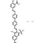 CAS 登录号：6253-15-2， 二钠5-({4'-[(6-氨基-1-羟基-3-磺酸-2-萘基)偶氮]-4-联苯基}偶氮)-2-羟基苯甲酸酯