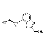 CAS#: 625851-01-6， [(1R,2R)-2-(2-Ethyl-1,3-benzoxazol-7-yl)cyclopropyl]methanol