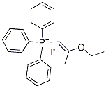 CAS 登录号:62639-97-8, (2-乙氧基-1-丙烯基)三苯基鏻碘化物