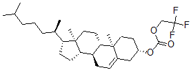 CAS 登录号：62654-06-2， 2,2,2-三氟乙基胆甾-5-烯-3beta-基碳酸酯