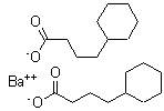 结构式 CAS# 62669-65-2, 环己烷丁酸钡盐(2:1)
