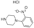 结构式 CAS# 6270-12-8, 1-(2-硝基苯基)哌嗪盐酸盐