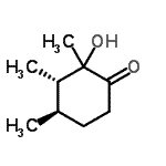 CAS 登录号：627460-70-2， (3S,4R)-2-羟基-2,3,4-三甲基环己酮