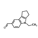 CAS 登录号：628294-82-6， 4-乙基-1,2,3,4-四氢环戊烯并[b]吲哚-7-甲醛