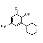CAS#: 628723-40-0， 2-Hydroxy-5-methyl-1,1'-bi(cyclohexane)-4,6-dien-3-one