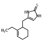 CAS#: 628730-12-1， 4-[(2-Ethyl-2-cyclohexen-1-yl)methyl]-1,3-dihydro-2H-imidazole-2-thione