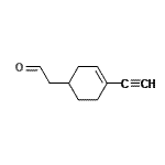 CAS 登录号：628731-76-0， (4-乙炔基-3-环己烯-1-基)乙醛