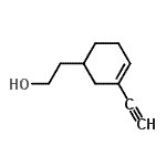 CAS 登录号：628732-45-6， 2-(3-乙炔基-3-环己烯-1-基)乙醇