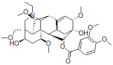 CAS 登录号：62926-57-2， 法康乌头碱