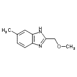 CAS 登录号：630091-38-2， 2-(甲氧基甲基)-6-甲基-1H-苯并咪唑