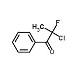 CAS 登录号：63017-20-9， 2-氯-2-氟-1-苯基-1-丙酮
