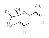 CAS#: 63023-59-6， (2R)-4-Chloro-6beta-[(Z)-2-Chloro-1-Methylethenyl]-2beta-Dibromomethyl-5,6-Dihydro-3-Methyl-2H-Pyran-2-Ol