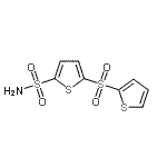 CAS 登录号：63033-66-9， 5-(2-噻吩基磺酰基)-2-噻吩磺酰胺