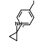 CAS 登录号：630384-20-2， 1-(4-碘苯基)环丙胺