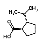 CAS 登录号：630390-23-7， (1R,2S)-2-异丙基环戊烷羧酸