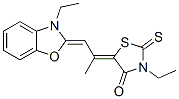 CAS 登录号：63123-26-2， 3-乙基-5-[2-(3-乙基-(3H)-苯并恶唑-2-亚基)-1-甲基乙亚基]-2-硫酮噻唑烷-4-酮