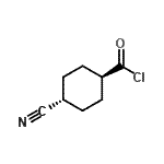 CAS 登录号：63136-90-3， 反式-4-氰基环己烷羰基氯化物