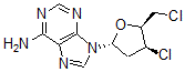 CAS 登录号：63162-55-0， 9-(3',5'-二氯-2',3',5'-三脱氧-beta-D-苏-呋喃戊糖基)腺嘌呤