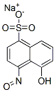 CAS 登录号：63182-24-1， 5-羟基-4-亚硝基-1-萘磺酸钠盐