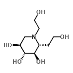 CAS 登录号：631918-85-9， (2R,3R,4R,5S)-1,2-二(2-羟基乙基)-3,4,5-哌啶三醇