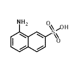 CAS 登录号：6322-37-8， 8-氨基-2-萘磺酸