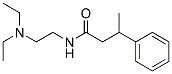 CAS 登录号：63224-30-6， N-[2-(二乙基氨基)乙基]-3-苯基丁酰胺