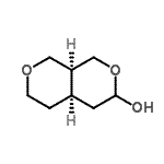 CAS 登录号：632328-46-2， (4aR,8aS)-六氢-1H,3H-吡喃并[3,4-c]吡喃-3-醇