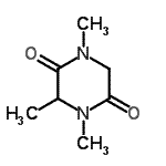 CAS 登录号：63273-60-9， 1,3,4-三甲基-2,5-哌嗪二酮