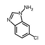CAS 登录号：63282-63-3， 6-氯-1H-苯并咪唑-1-胺