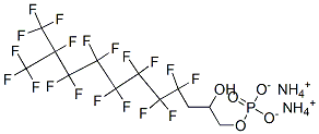 CAS 登录号:63295-18-1, 4,4,5,5,6,6,7,7,8,8,9,9,10,11,11,11-十六氟-2-羟基-10-(三氟甲基)十一烷基磷酸二铵