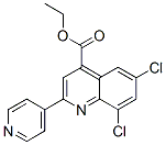 CAS 登录号:6332-49-6, 6,8-二氯-2-吡啶-4-基-喹啉-4-羧酸乙酯