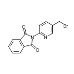 CAS#: 633312-49-9， 2-[5-(Bromomethyl)-2-pyridinyl]-1H-isoindole-1,3(2H)-dione