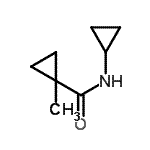 CAS 登录号：633317-71-2， N-环丙基-1-甲基-环丙烷-1-甲酰胺