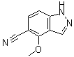 CAS#: 633327-14-7， 4-Methoxy-1H-indazole-5-carbonitrile