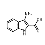 CAS 登录号：63367-90-8， 3-氨基-1H-吲哚-2-羧酸