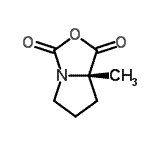 CAS 登录号：63399-78-0， (7aS)-7A-甲基四氢-1H-吡咯并[1,2-c][1,3]恶唑-1,3-二酮