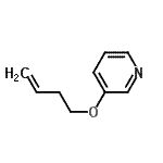 CAS 登录号：634164-38-8， 3-(3-丁烯-1-基氧基)吡啶