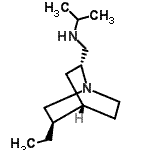 CAS 登录号：634180-60-2， N-{[(2R,4S,5R)-5-乙基-1-氮杂双环[2.2.2]辛-2-基]甲基}-2-丙胺