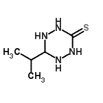 CAS 登录号：63442-66-0， 6-异丙基-1,2,4,5-四氮杂环己烷-3-硫酮