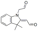CAS 登录号：63455-65-2， 2,3-二氢-3,3-二甲基-2-(2-氧代乙亚基)-1H-吲哚-1-乙醛