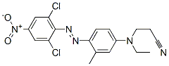 CAS 登录号：63467-11-8， 3-[[4-[(2,6-二氯-4-硝基苯基)偶氮]-3-甲基苯基]乙基氨基]丙腈