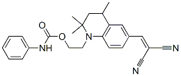 CAS 登录号：63467-19-6， 2-[6-(2,2-二氰基乙烯基)-1,2,3,4-四氢-2,2,4-三甲基喹啉-1-基]乙基苯氨甲酸酯