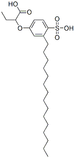 CAS#: 63512-58-3， 2-(3-Pentadecyl-4-Sulfophenoxy)Butanoic Acid