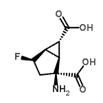 CAS#: 635318-20-6， (1R,5R,6R)-2-Amino-4-fluorobicyclo[3.1.0]hexane-2,6-dicarboxylic acid