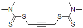CAS 登录号：63580-26-7， 二(N,N-二甲基二硫代氨基甲酸) 2-丁炔-1,4-二基酯