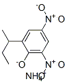 CAS 登录号：6365-83-9， 2-仲-丁基-4,6-二硝基苯酚铵