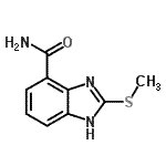 CAS 登录号：636574-49-7， 2-(甲硫基)-1H-苯并咪唑-4-甲酰胺